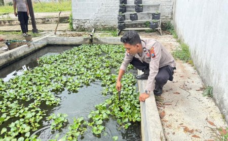 Polres Malang Dukung Ketahanan Pangan Lewat Pengembangan Budidaya Ikan dan Peternakan