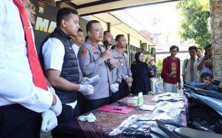 Dua Pemuda Diamankan Bersama Barang Bukti Senjata Tajam